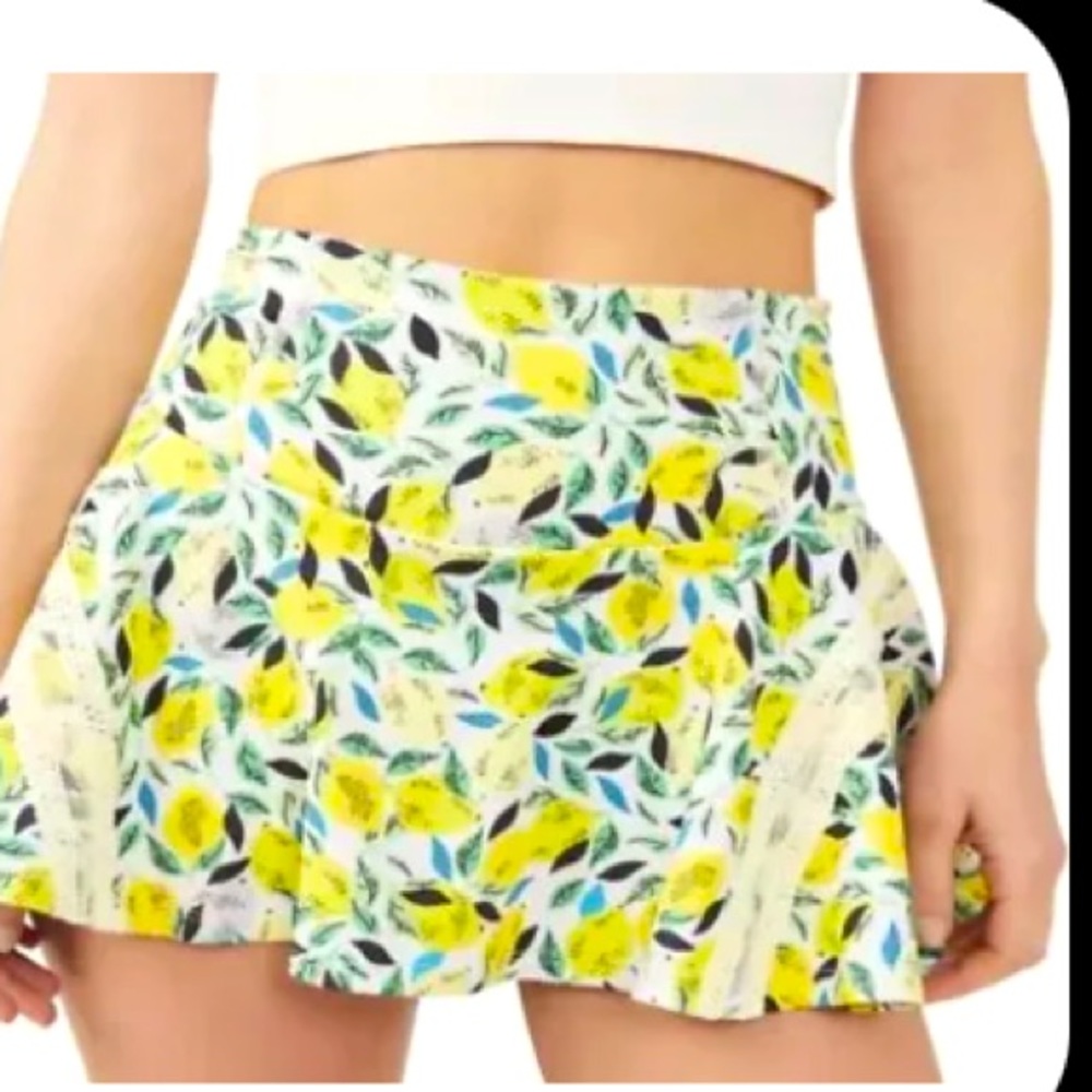 NWT FP Movement Pleats & Thank You Skort— Lemons 🍋🍋 & Lace!